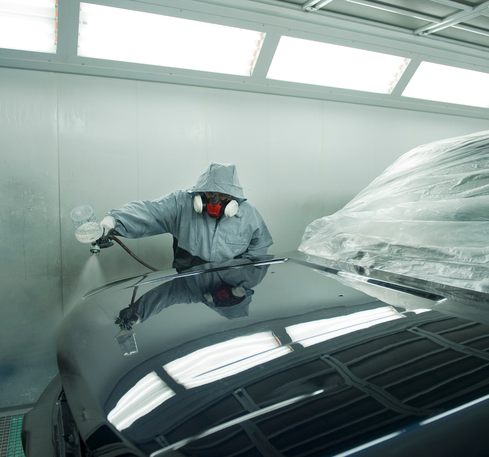 الرش المطاطي